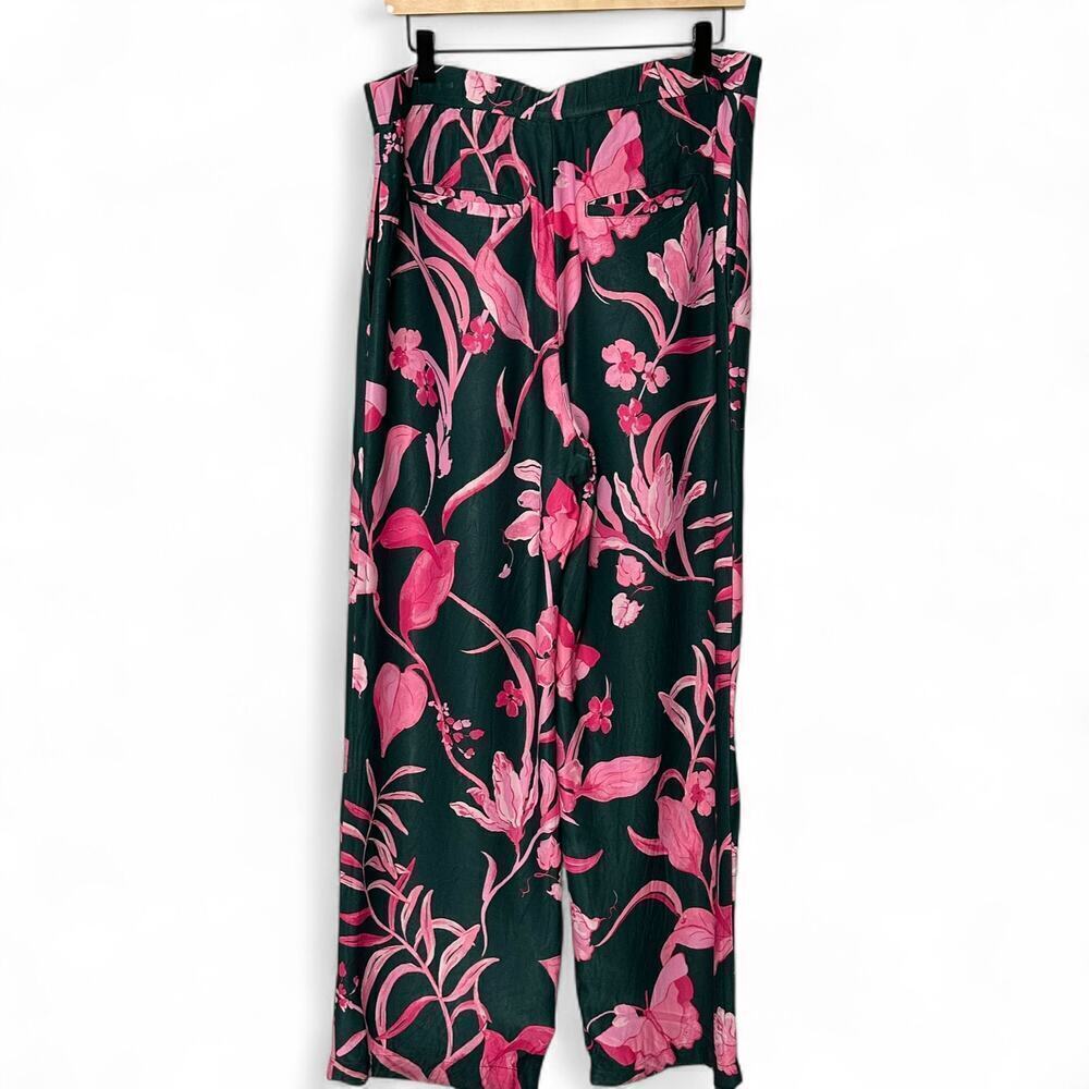 Anthropologie Breezy Printed Tropical Straight Pants (14) - Picture 5 of 16